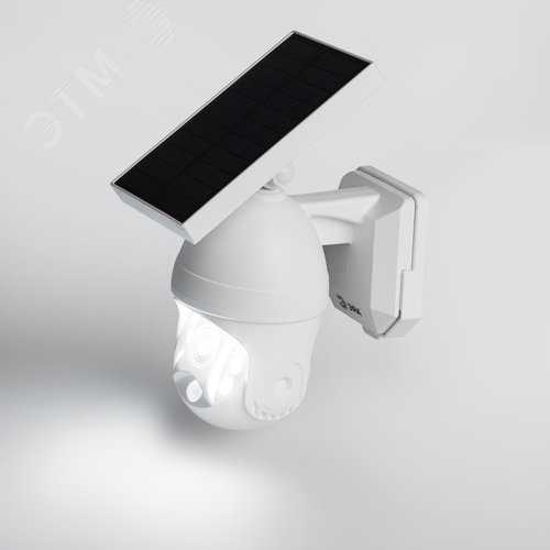 Светильник уличный ERAFS012-10 на солнечной батарее настенный Камера с датчиком движения 6 LED - фото 5