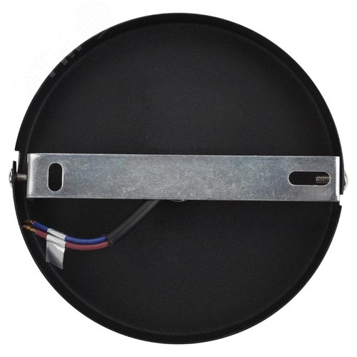 Светильник PL4 BK/BN Подвес металл, E27, max 60W, d203 мм, шагрень черный/темный никель - фото 2