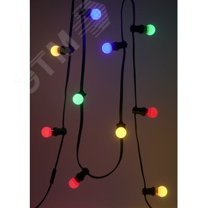 Лампа светодиодная декоративная LED 3 Вт 30Лм 3000К груша желтый, белт-лайт E27 220-240В ERAYL50-E27 - фото 8