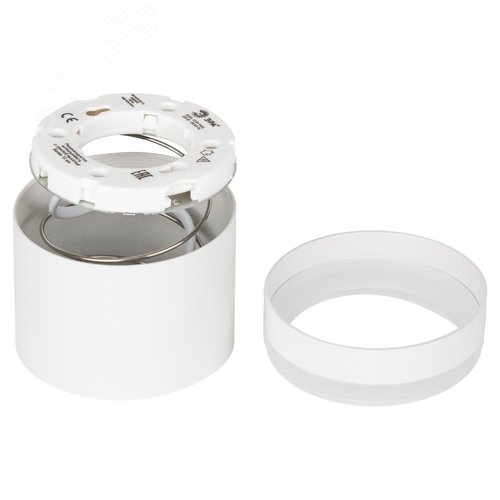 Подсветка светодиодная накладная под GX53 OL9 GX53 WH/WH алюминий цвет белый+белый - фото 7