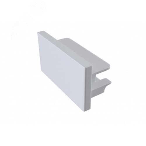 Заглушка TR-1PA-EC-WH торцевая для однофазного трекового шинопровода белый - фото 2