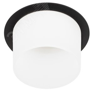 Светильник встраиваемый декоративный DK106 BK MR16 GU5.3 черный - фото 1