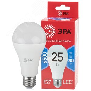 Лампа светодиодная E27 25 Вт груша холодный дневной свет RED LINE LED A65-25W-865-E27 R Е27 /