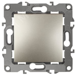 Изображение товара Кнопка, 10АХ-250В, Эра12, шампань (10/100/3000) 12-1111-04 (шт)