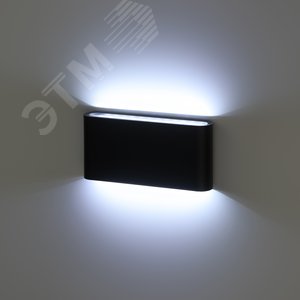 Подсветка декоративная WL41 BK светодиодная 10Вт 3500К черный IP54 для интерьера, фасадов зданий