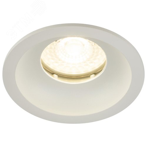 Светильник встраиваемый влагозащищенный под лампу MR16/GU5.3 (в комплект не входит) IP44 белый матовый WR4 SWH - фото 7