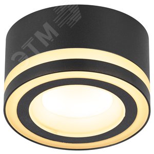 Светильник встраиваемый под лампу GX53 DK113 BK черный - фото 1