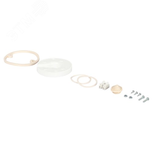 Светильник настенный НБУ 04-60-001 четырехгранный белый IP44 Е27 max60Вт с настенным крепежом - фото 11