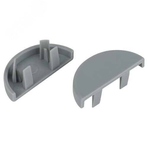 Изображение товара Заглушка EC-KK-30-13-F для полукруглого кабель-канала серая 30х13мм 2шт/комплект (шт)