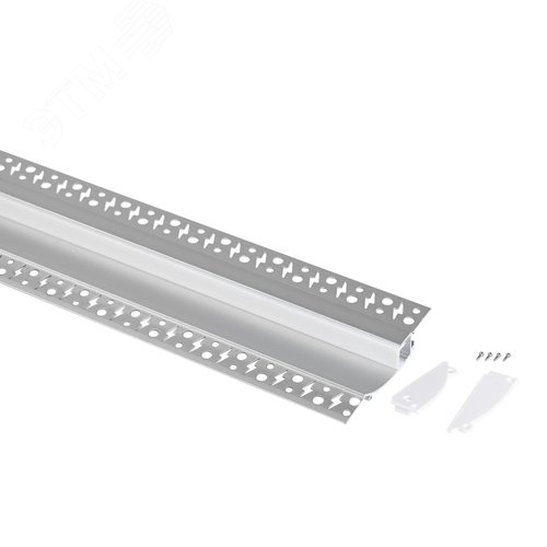 Комплект с анодированным профилем под штукатурку 9818 98х18,8мм 2,5м - фото 3