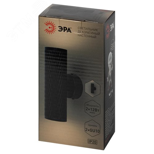 Подсветка декоративная WL46 BK MR16 GU10 12Вт черный IP20 для интерьера стен фасадов зданий - фото 7
