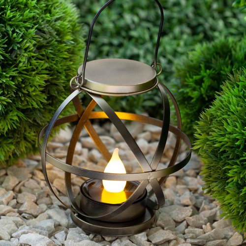 Светильник садовый Лофт подвесной с ручкой, металл, 26 см ERASFM-01 - фото 5