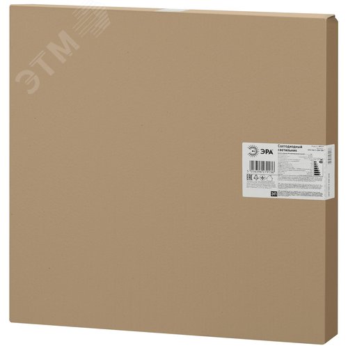 Светильник светодиодный ДВО-38Вт 3990Лм 6500К ГРИЛЬЯТО 588х588x40 матовый SPO-940-9-65K-038 - фото 7