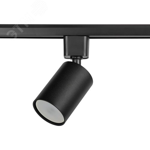 Светильник трековый однофазный TR76 - GU10 BK под лампу GU10 Черный - фото 3
