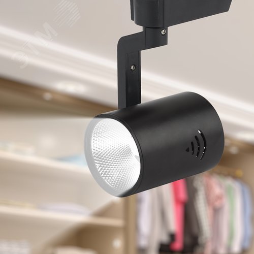 Светильник светодиодный трековый на шинопровод TR1 - 20 BK 20Вт черный COB (20/240) - фото 2