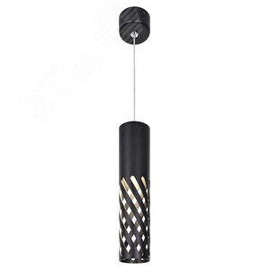 Светильник подвесной потолочный PL28 BK MR16 GU10 цилиндр черный - фото 1