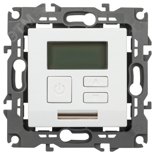Изображение товара Терморегулятор Серия 12 12-4111-01М универс.230В-Imax16А, белый матовый (шт)