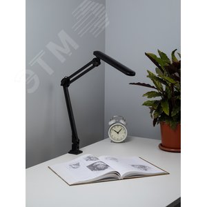 Светильник настольный светодиодный на струбцине черный NLED-441-7W-BK - фото 6