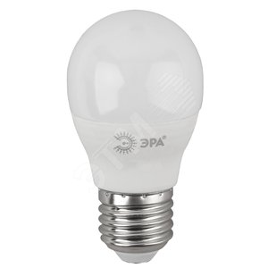 Лампа светодиодная LEDP45-7W-860-E27(диод,шар,7Вт,хол,E27) Б0031402 ЭРА