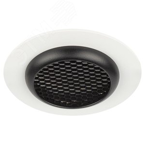 Светильник встраиваемый алюминиевый KL109 WH/BK MR16 GU5.3 белый/черный матовый - фото 1