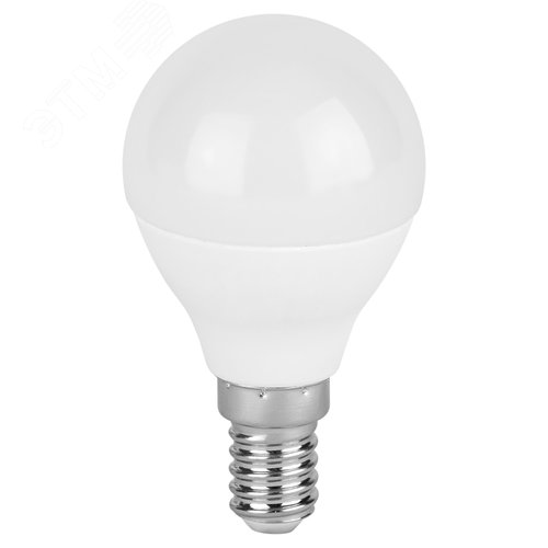 Лампа светодиодная 15Вт шар холодный дневной свет Е14 STD LED P45-15W-860-E14 - фото 1