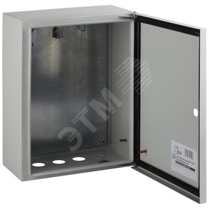 Изображение товара Корпус металлический ЩМПг-04 (400х300х175) IP54 У2 серый SIMPLE (шт)