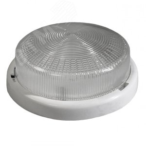 Светильник НБО 05-100-001 с ободком Рондо пластик/стекло IP44 E27 max 100Вт круг белый