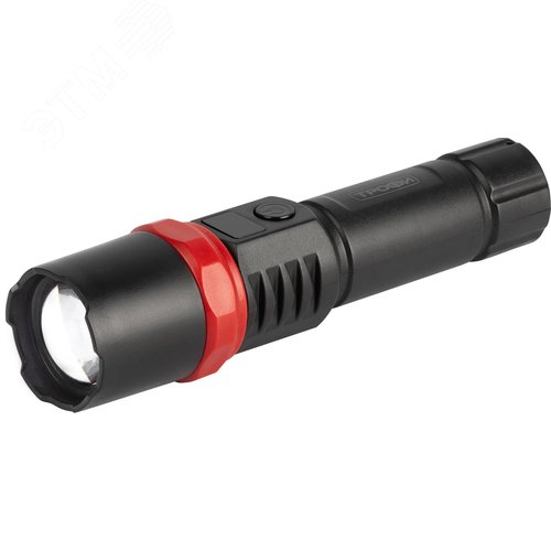 Фонарь светодиодный Трофи UA-102 ручной аккумуляторный 5 Вт оптический Zoom 3 режима, дисплей - фото 2
