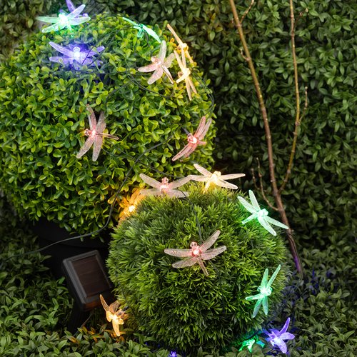 Гирлянда садовая ERASF22-16 Стрекоза на солнечной батарее 5,8 м - фото 6