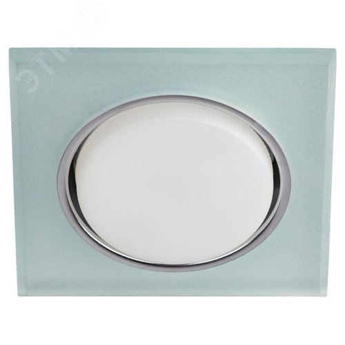 Светильник встраиваемый со светодиодной подсветкой DK LD50 FR GX53 белый матовый - фото 4