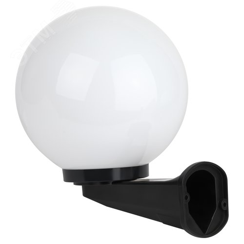 Светильник настенный НБУ 01-60-251 шар опаловый IP44 Е27 max60Вт d250mm с настенным крепежом - фото 3