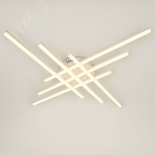 Светильник светодиодный потолочный ДПБ-109Вт 7 250Лм Модерн с ДУ Nora CLL-1-109-RC WH WH - фото 2