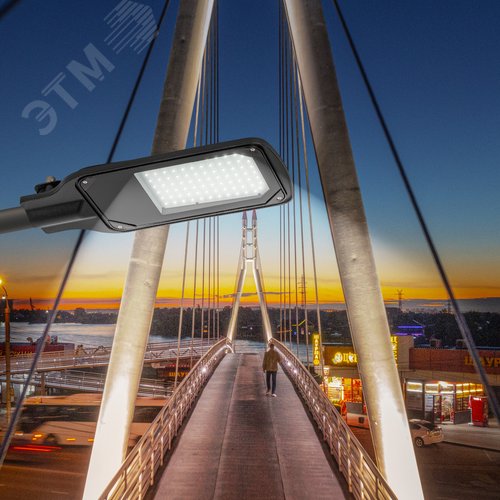 Светильник уличный светодиодный ДКУ 50Вт 5000К 5000Лм IP65 КСС Д DOB SMD 48мм SPP-504-0-50K-050 - фото 13