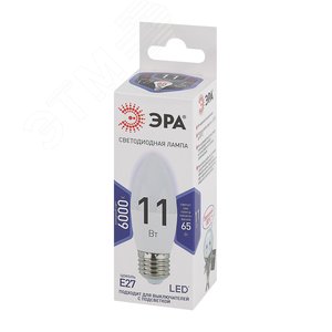 Лампа светодиодная LED 11 Вт 880Лм 6000К свеча холодный E27 170-265В LED B35-11W-860-E27 Standart - фото 2