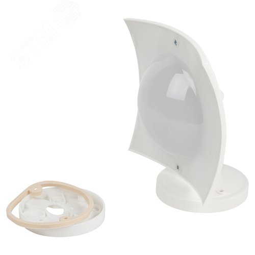 Светильник светодиодный ДБУ 8Вт 3000K IP44 07-8-004 Дели 4 белый 4 гранный - фото 4