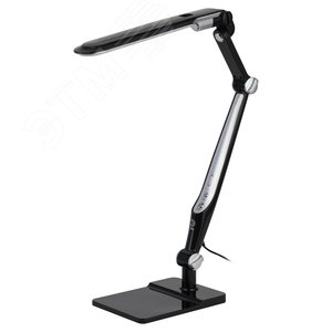 Светильник настольный светодиодный NLED-497-12W-BK на струбцине и с основанием черный - фото 3