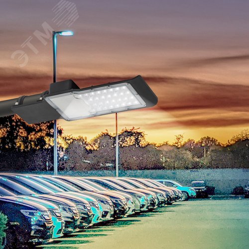 Светильник уличный светодиодный ДКУ 50Вт 5000К 5000Лм IP65 КСС Ш-с DOB-SMD 48мм SPP-503-0-50K-050 - фото 9