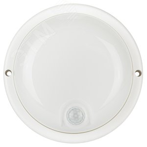 Изображение товара Светильник ЖКХ LED SPB-201-3-65K-008 8Вт 6500K 760Лм IP65 с ИК датчиком движения (шт)