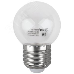 Лампа светодиодная для Белт-Лайт диод. шар, прозр., 4SMD, 1W, E27 ERAWL45-E27 LED P45-1W-Е27 Б0049572 ЭРА - 3