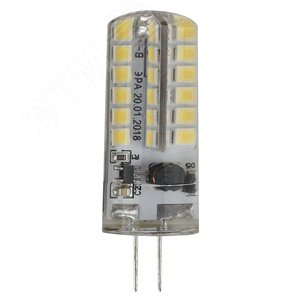Лампа светодиодная LED 3.5Вт JC 2700К G4 теплый капсула 12V Б0033195 ЭРА - 3