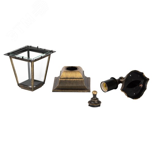 Светильник настенный НБУ 04-60-001 четырехгранный под бронзу IP44 Е27 max60Вт - фото 12