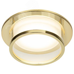 Светильник встраиваемый декоративный DK99 GD MR16 GU5.3 золото - фото 1