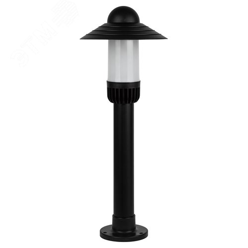 Светильник садово-парковый НТУ 01-60-008 Поллар напольный черный IP54 Е27 max60Вт h660мм - фото 2