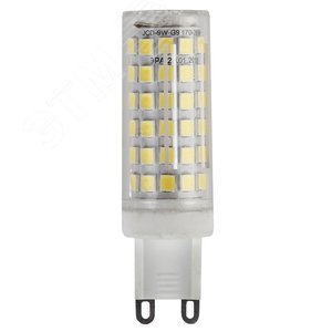 Лампа светодиодная LED 9 Вт 720Лм 2700К капсула теплый G9 170-265В LED JCD-9W-CER-827-G9 Standart - фото 3