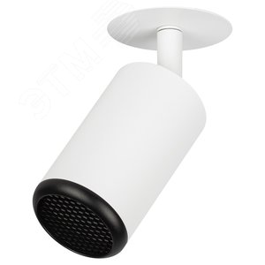 Светильник встраиваемый алюминиевый KL106 WH/BK MR16 GU5.3 белый/черный матовый - фото 1