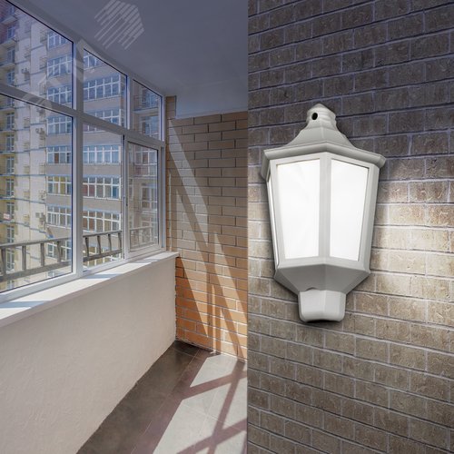 Светильник садово-парковый НБУ 60Вт 06-60-003 Ника белый матовый - фото 11