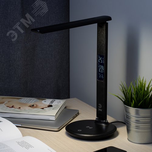 Светильник настольный NLED-505-10W-BK светодиодный черный - фото 11