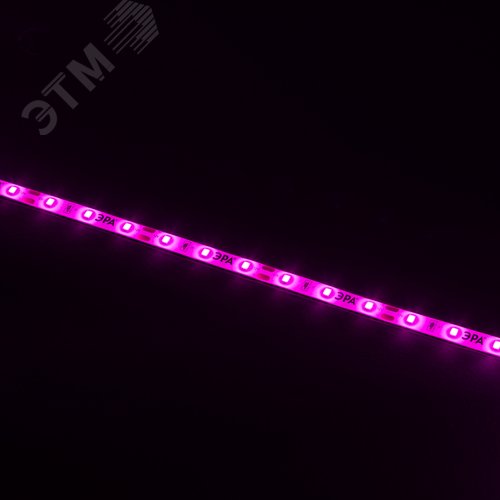 Лента светодиодная для растений с адаптером 12V FITO-Strip Light-RB-45W-5m-12V-IP65 красно-синего спектра 5м IP65 GREEN LINE - фото 11