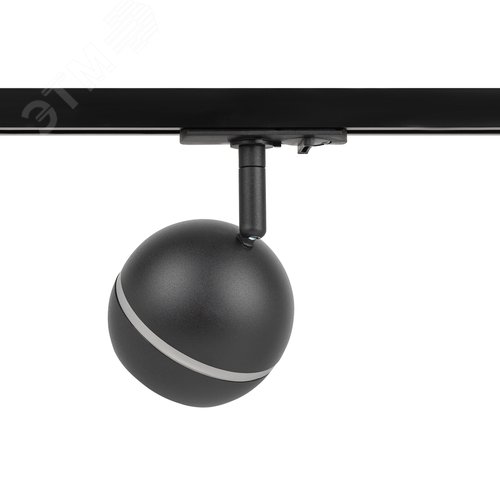 Светильник трековый TR47 - GX53 BK однофазный под лампу GX53 черный под лампу GX53, лампа в комплект не входит - фото 5