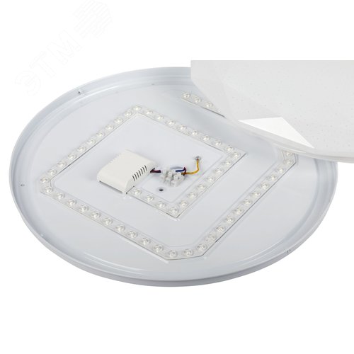 Светильник светодиодный потолочный ДПБ-70Вт 5000К Классик без ДУ SPB-6 WH 70W Slim Sparkle - фото 4